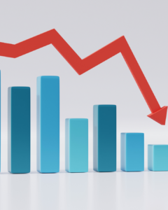 décroissance du chiffre d'affaire